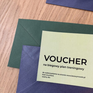 Voucher na plan treningowy