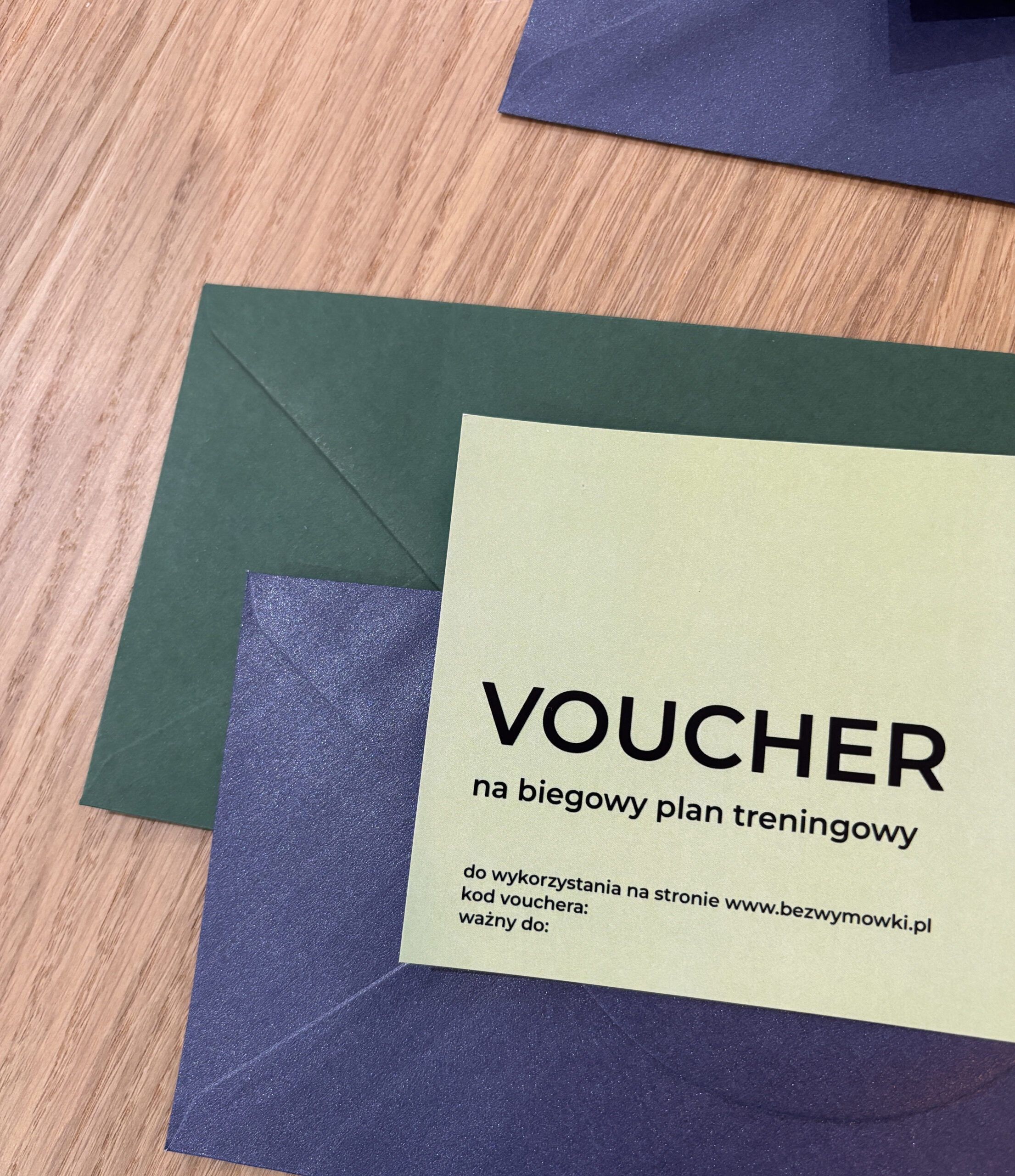 Voucher na plan treningowy
